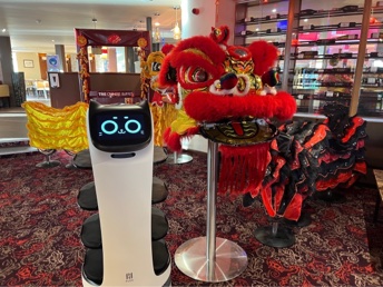 BellaBot the robot serving in liverpool