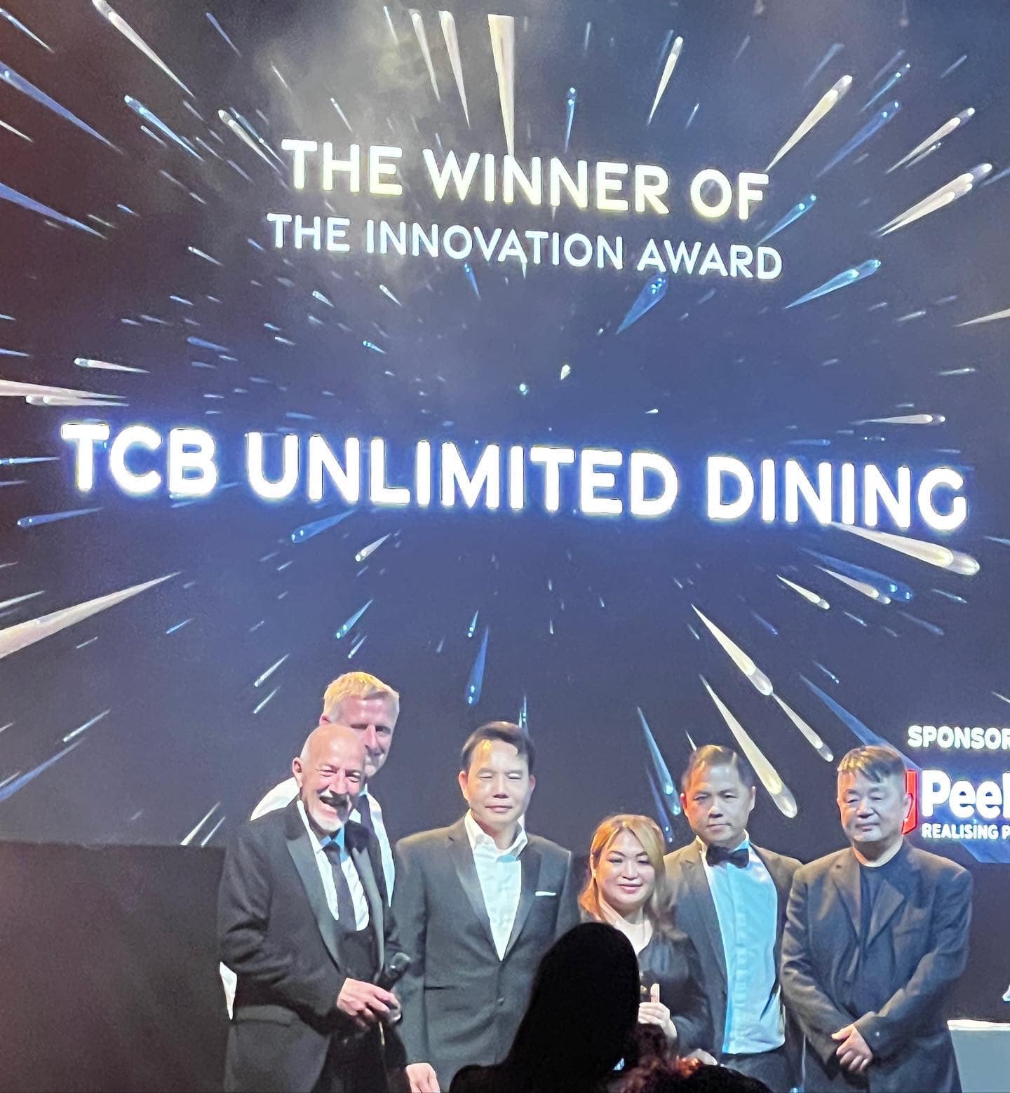 TCB Unlimited Dining Winner of the Innovation award